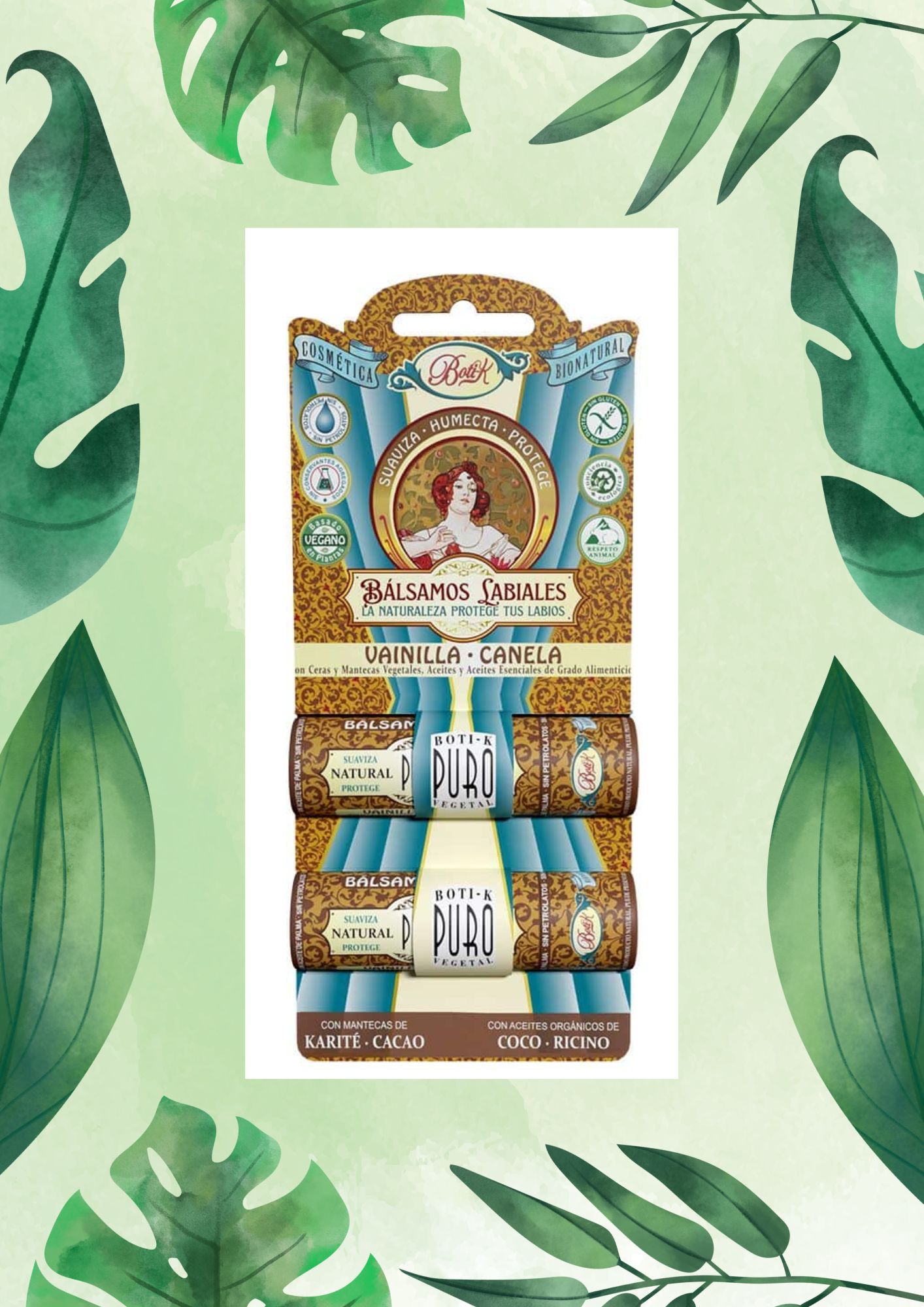 BOTI-K BLISTER BALSAMO DOBLE VAINILLA