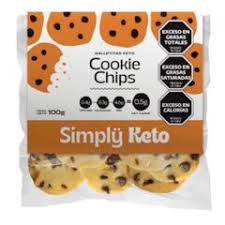 SIMPLY KETO COOKIES CHIPS 100 GRS