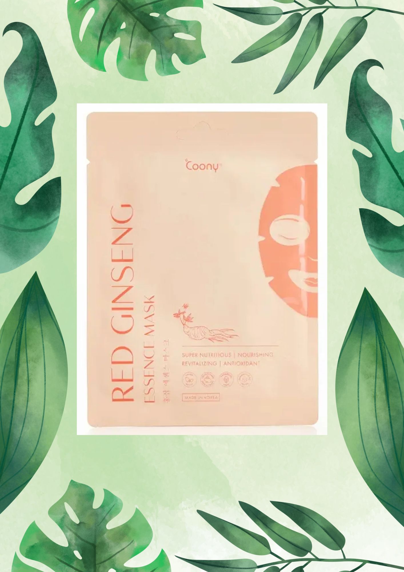 COONY MASCARILLA GINSENG UNID