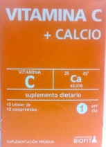 BIOKOSMA VITAMINA C 500 MG 15 BLIST 10 COMP