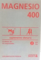 BIOKOSMA MAGNESIO 400 OX MAG 15 BLIST 10 COMP