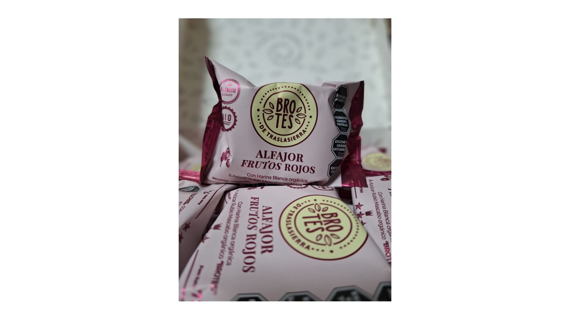 BROTES TRASLASIERRA ALFAJOR FRUTOS ROJOS 12 UNID
