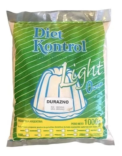 DIET KONTROL GELATINA DURAZNO 1 KG