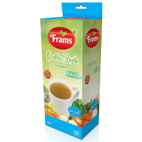 NATURAL FRAMS CALDO DE VERDURA SIN SAL 100 sob