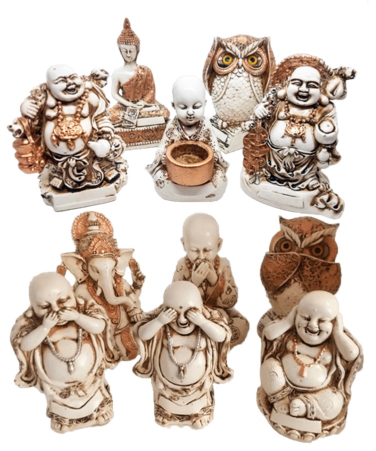 LLAMA SAGRADA FIGURA MINI DECORATIVA 13-15 CM