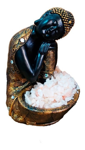 LLAMA SAGRADA LAMPARA DE SAL BUDA  25X14