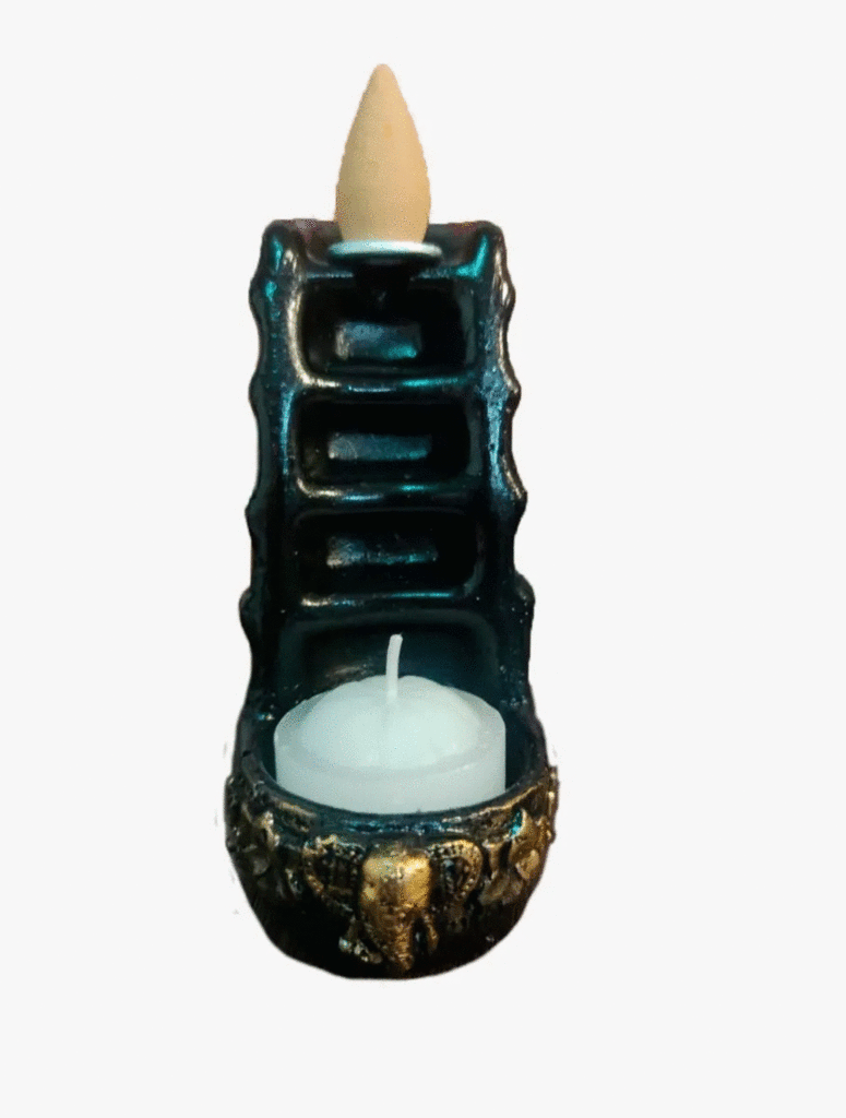 LLAMA SAGRADA CASCADA DE HUMO TORRE PORTA VELA GANESH