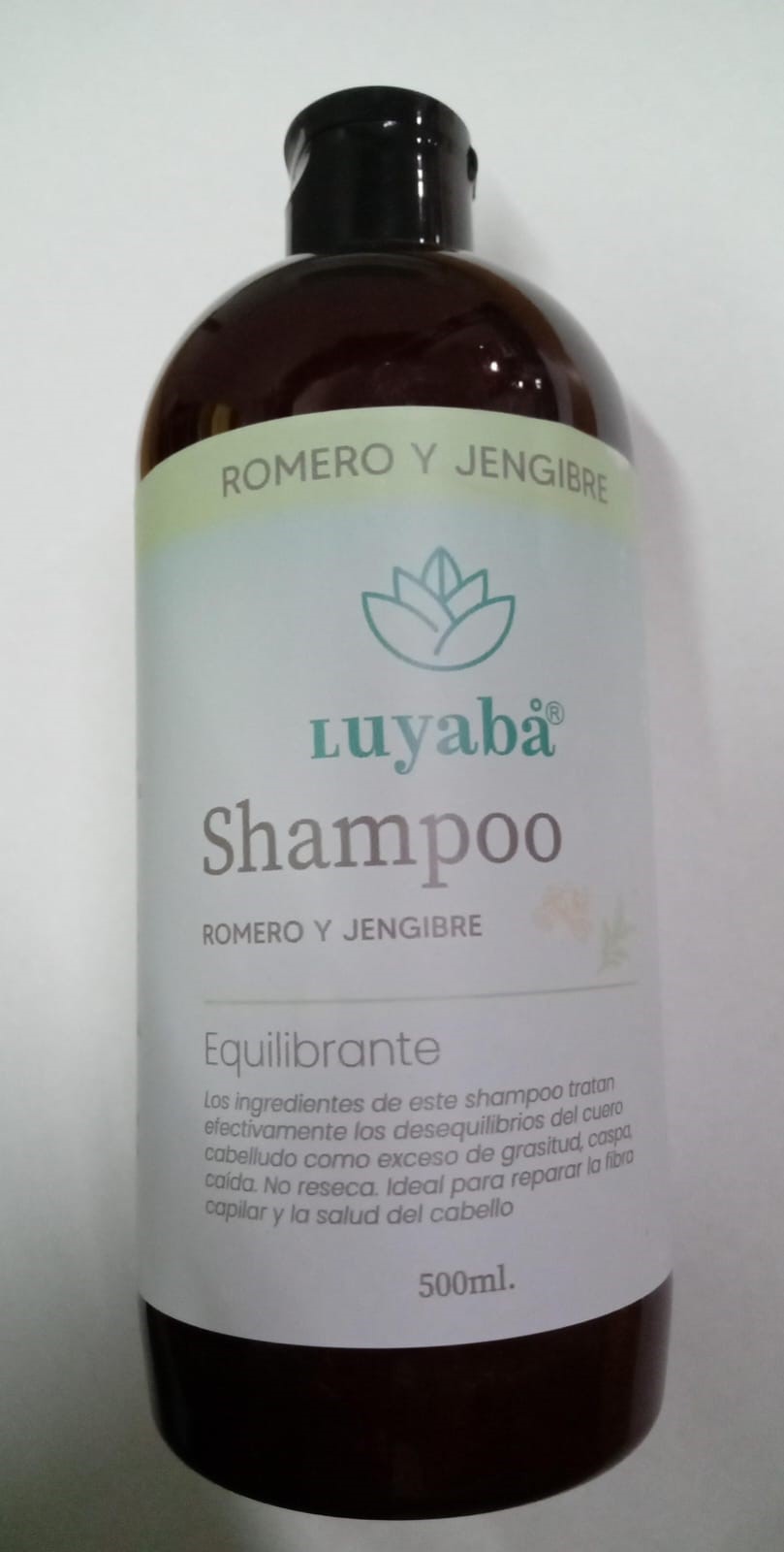 LUYABA SHAMPOO ROMERO Y JENGIBRE EQUILIBRANTE 500 ML