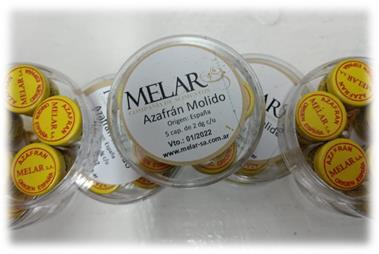 MELAR AZAFRAN MOLIDO 5 CAPS