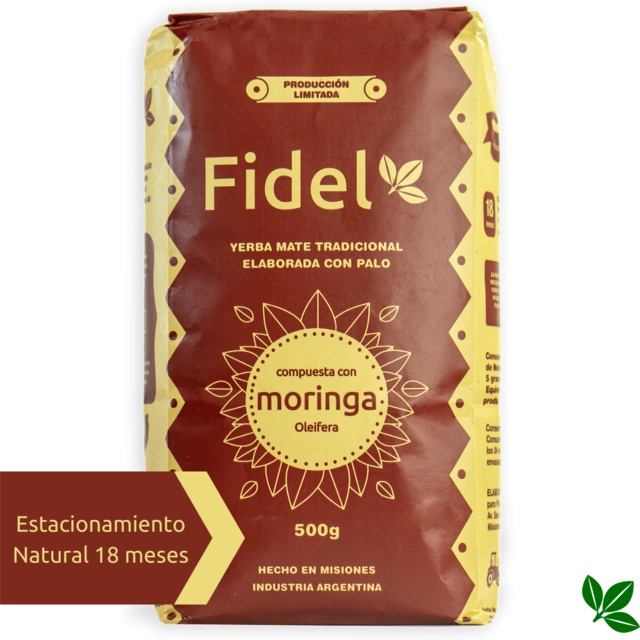 Fidel MORINGA YERBA MATE TRADICIONAL 250 grs