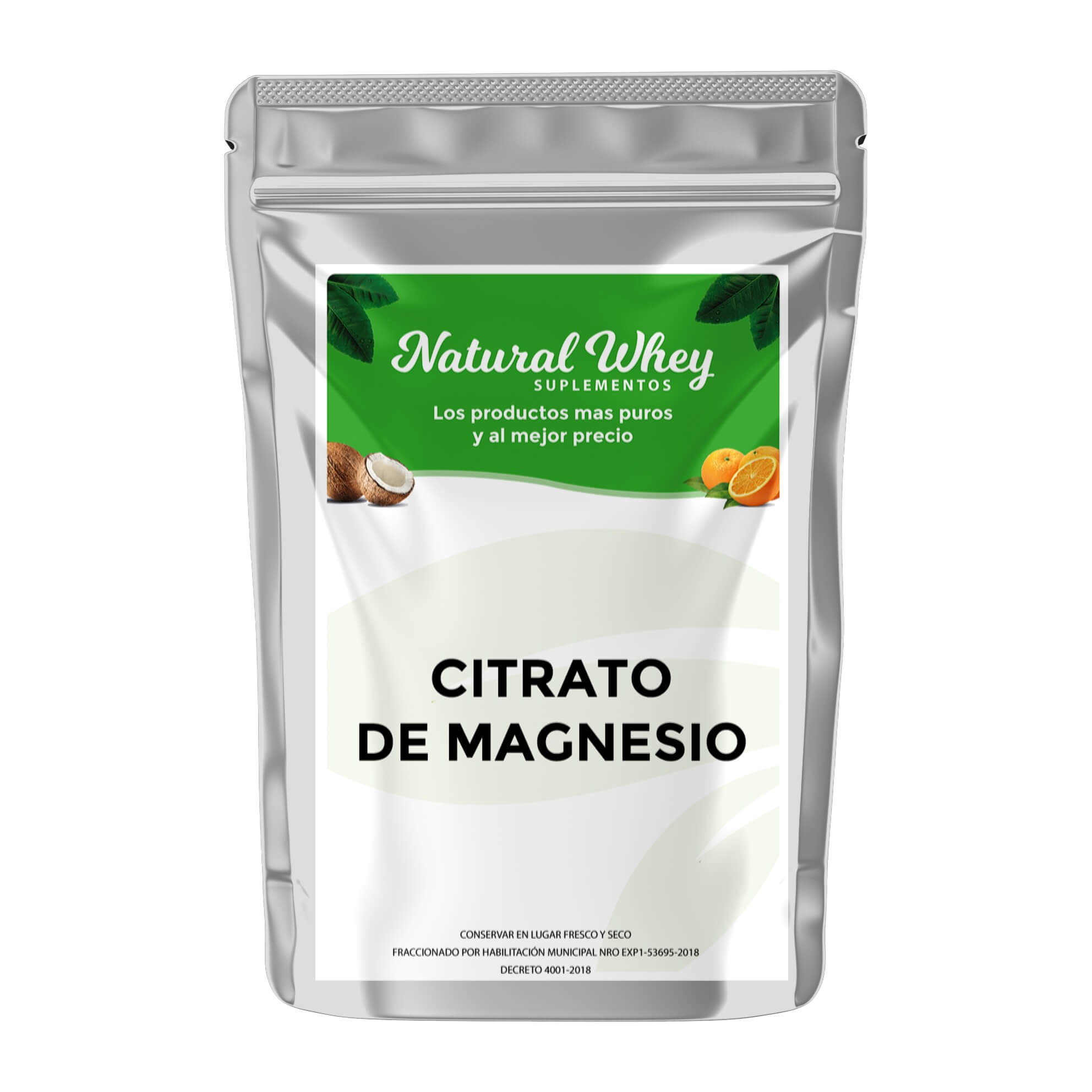NATURAL WHEY CITRATO DE MAGNESIO 100 GRS
