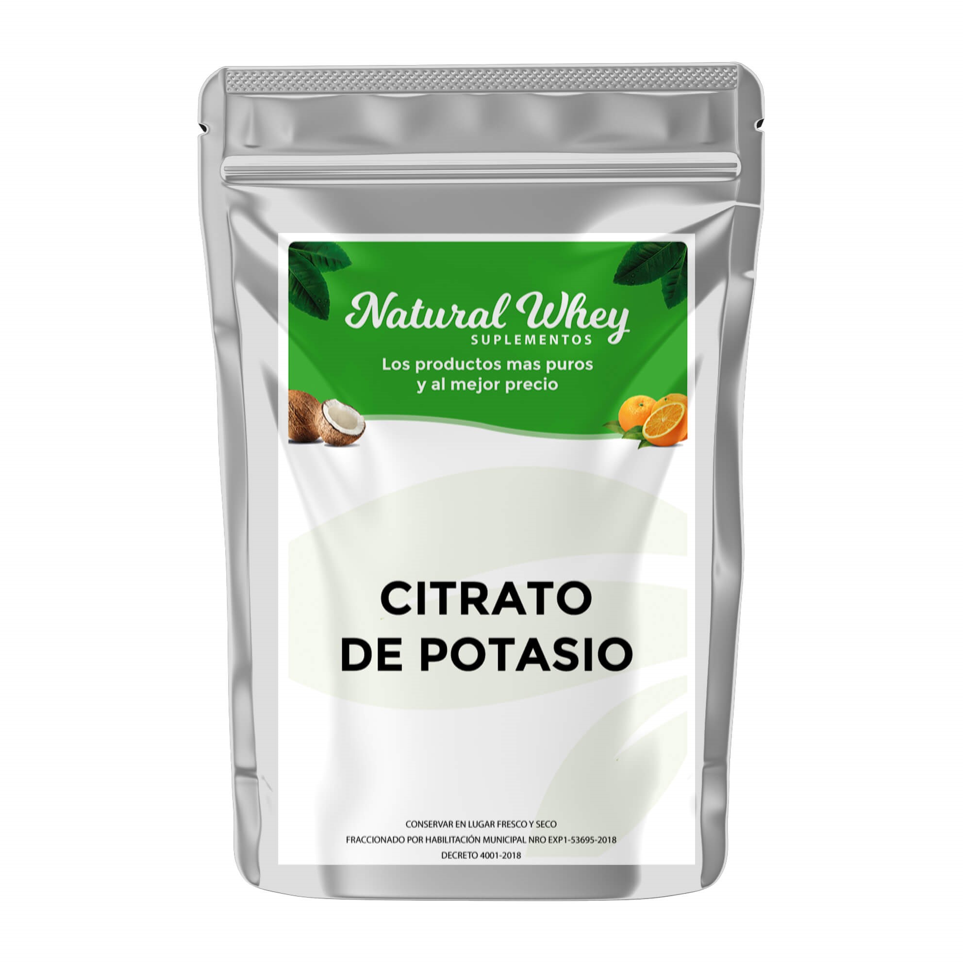 NATURAL WHEY CITRATO DE POTASIO 100 GRS
