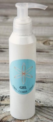 ORMUS GEL DE COBRE,ORO Y ZINC 125 ML