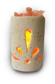 SOMALI LAMPARA DE SAL CILINDRICA