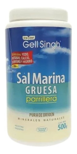 GELL SINGH SAL PARRILLERA GRUESA 500 GRS