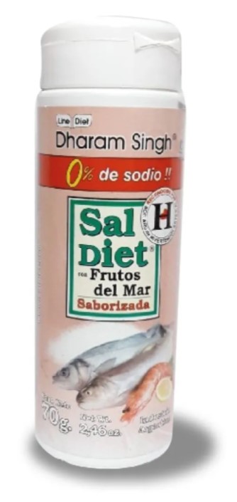 DHARAM SINGH SAL S/S FRUTOS DE MAR 70 GRS