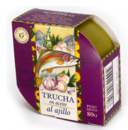 GRANJAS PAT TRUCHA EN ACEITE AL AJILLO 80 GRS